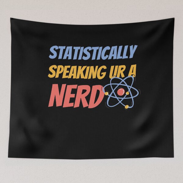 Item preview, Statistically Speaking Nerd Cartoon Design designed and sold by SimpliText.