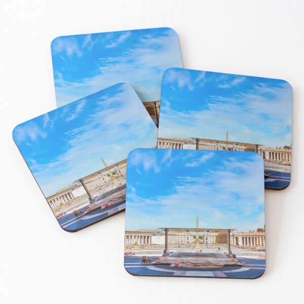 Item preview, Plaza at Vatican Ready for Crowds designed and sold by dbvirago.