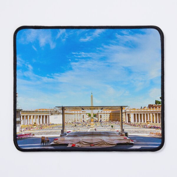 Item preview, Plaza at Vatican Ready for Crowds designed and sold by dbvirago.
