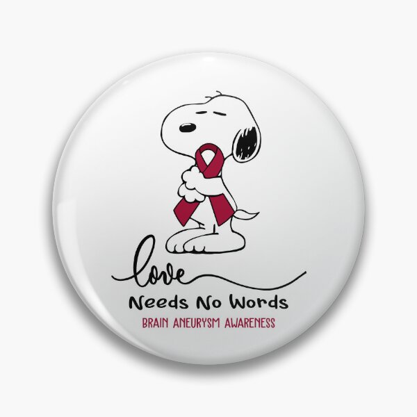 Item preview, Brain Aneurysm Awareness - LOVE NEEDS NO WORDS designed and sold by Elise-Chapman.