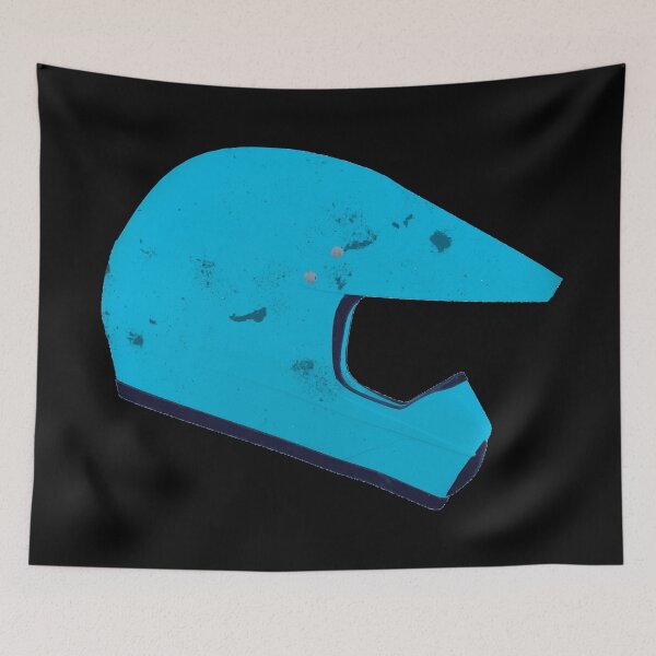 Item preview, Motocross Bike Helmet - Teal color designed and sold by PeterADesign.