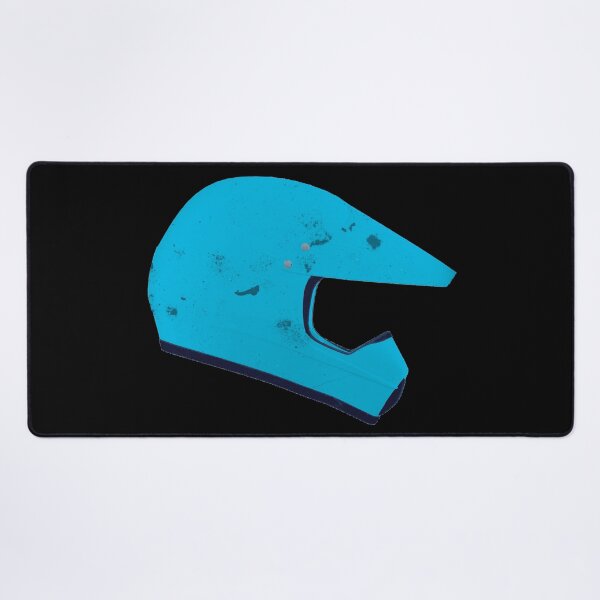 Item preview, Motocross Bike Helmet - Teal color designed and sold by PeterADesign.