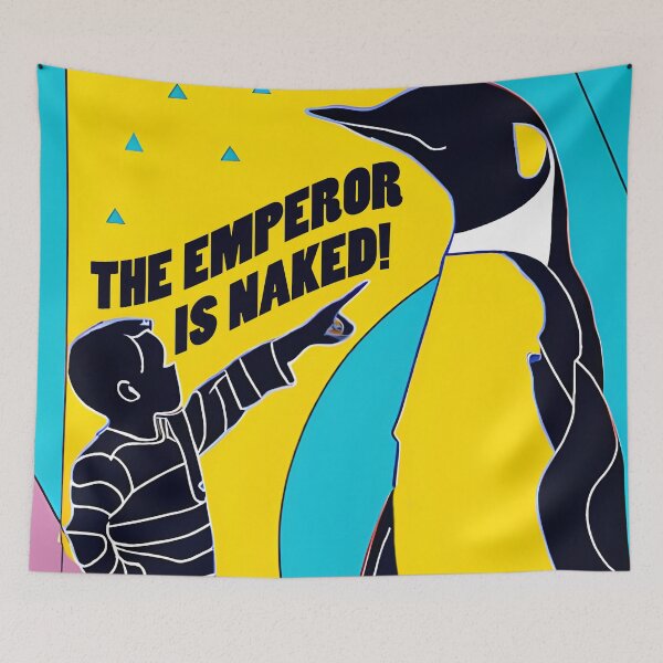 Item preview, emperor penguin has no clothes designed and sold by avlajcevic.