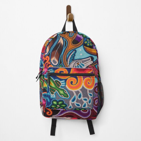 Item preview, mexican huichol shaman deer hunter designed and sold by aramara-huichol.