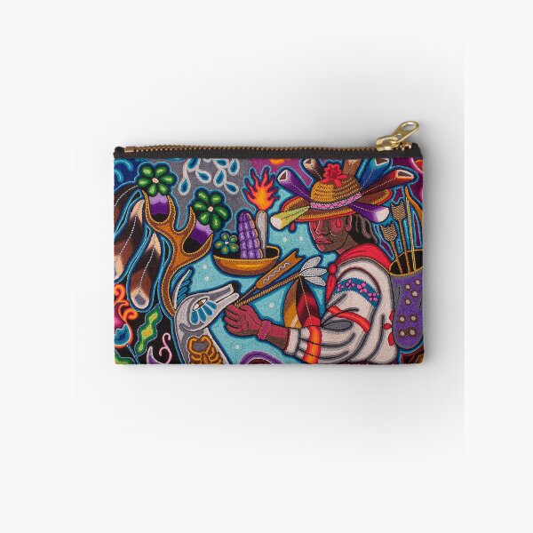 Item preview, mexican huichol shaman deer hunter designed and sold by aramara-huichol.
