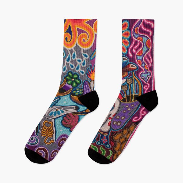 Item preview, mexican huichol shaman deer hunter designed and sold by aramara-huichol.