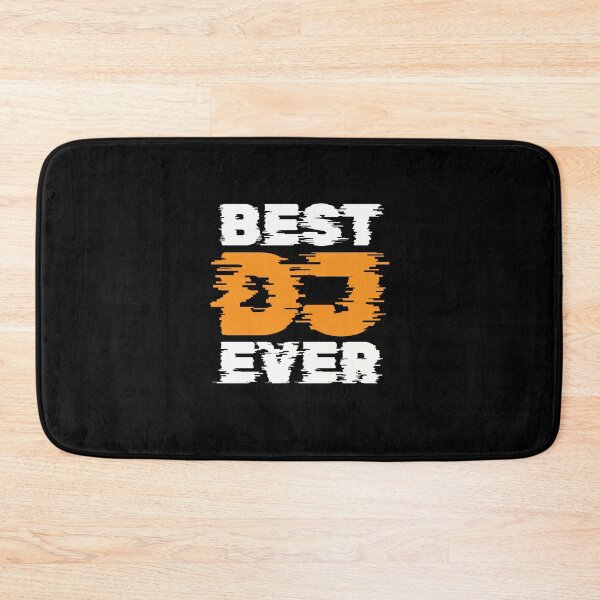 Item preview, Best DJ ever, glitchy text design, cool funny gift for dj, deejay, disc jockey designed and sold by wondertree.