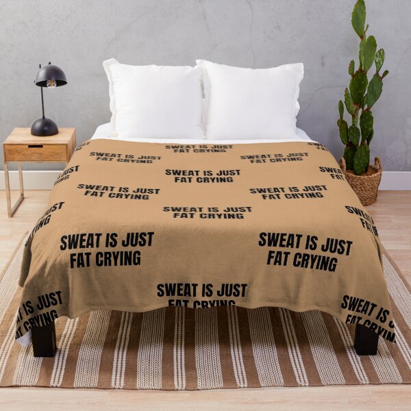 Item preview, Sweat is just fat crying T-shirt, Women's Midweight Cotton Tee designed and sold by pixeldizajn.