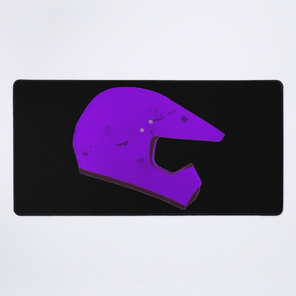 Aperçu de l'œuvre Casque de vélo de motocross - Violet créée et vendue par PeterADesign.
