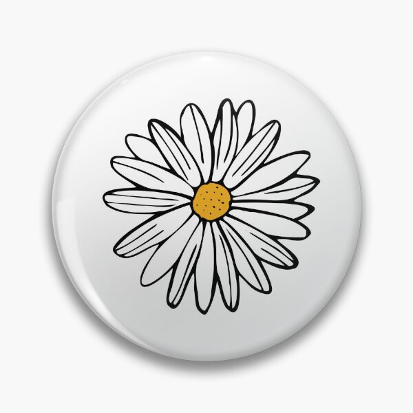 Item preview, Simple White Daisy Illustration designed and sold by CJAura by Claire Jane Johnson.