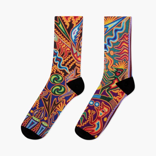 Item preview, Huichol party mexican shaman deer wixarika designed and sold by aramara-huichol.