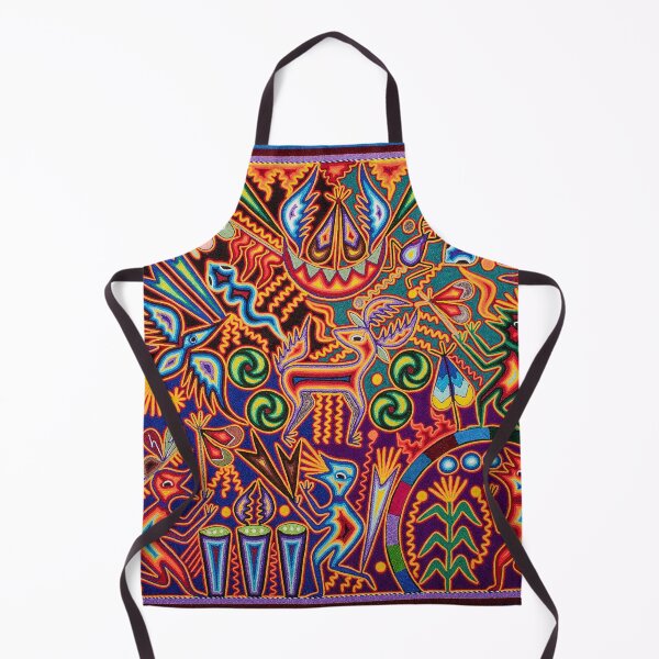 Item preview, Huichol party mexican shaman deer wixarika designed and sold by aramara-huichol.