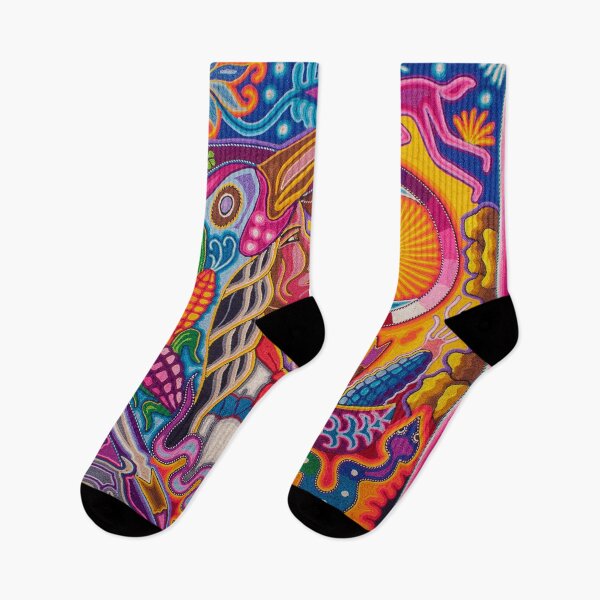 Item preview, Shaman huichol mexican marakame deer wixarika designed and sold by aramara-huichol.