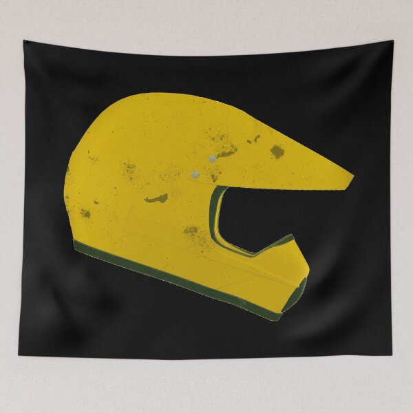 Item preview, Motocross Bike Helmet - Yellow designed and sold by PeterADesign.