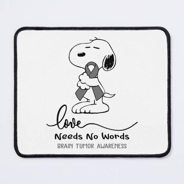 Item preview, Brain Tumor Awareness - LOVE NEEDS NO WORDS designed and sold by Elise-Chapman.