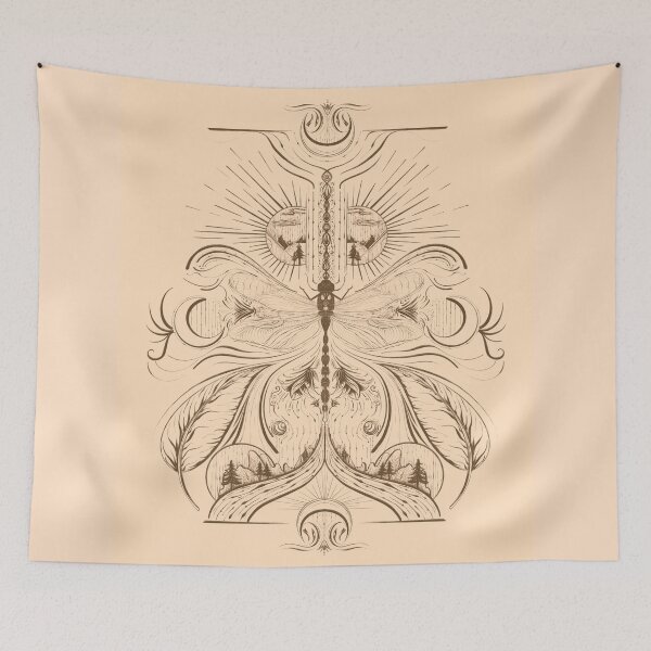 Item preview, Dragonfly motif designed and sold by AYA ..