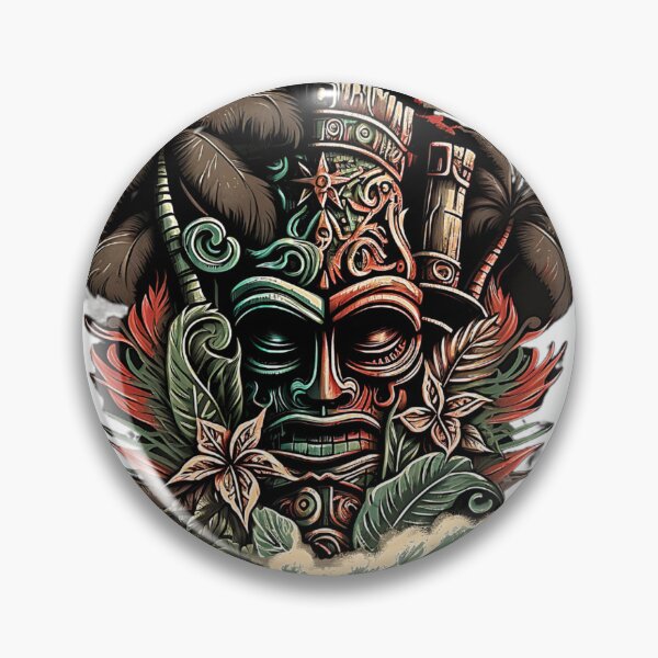 Item preview, Tiki Two face designed and sold by bobbobroberts.