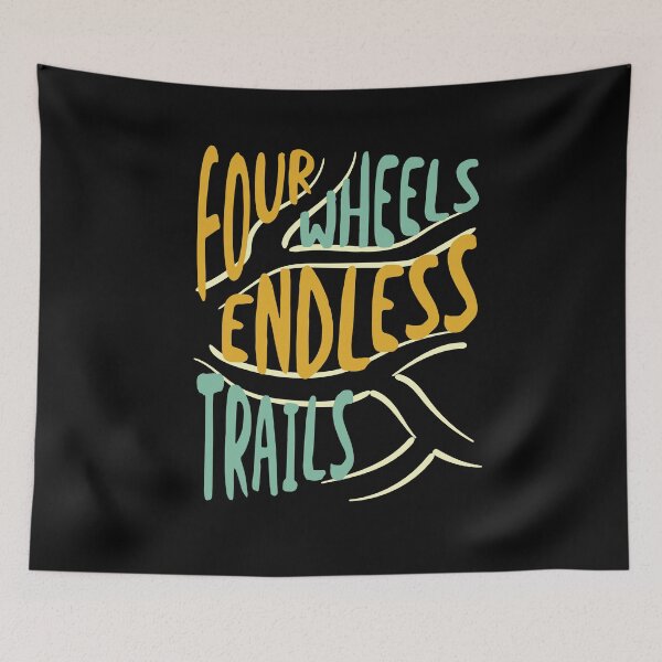 Item preview, Quad Phrase Four Wheels Endless Trails designed and sold by whyitsme.