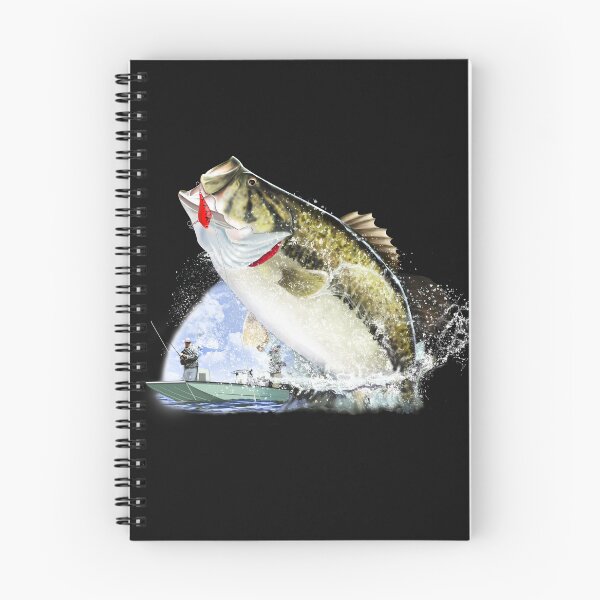 Item preview, Hooked Bigmouth Bass Fighting Angler designed and sold by Color4Nature.