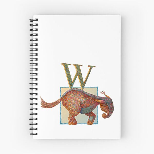 Item preview, Letter W -  Alphabet Monster - Guardian and Protector designed and sold by Gretchen Deahl.