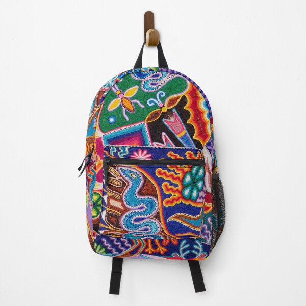 Item preview, Deer and eagle mexican huicho wixarika designed and sold by aramara-huichol.