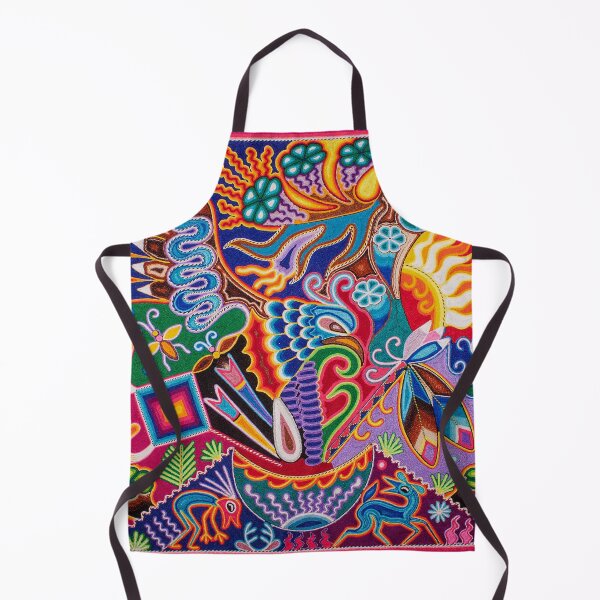 Item preview, Deer and eagle mexican huicho wixarika designed and sold by aramara-huichol.