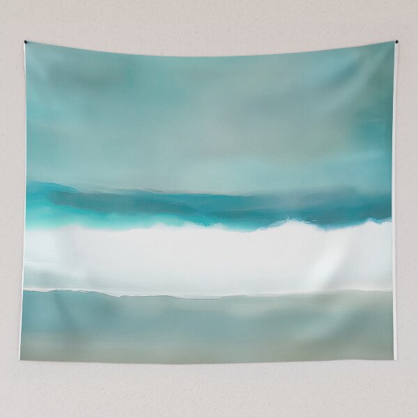 Item preview, Sea Spray Serenade: Refreshing Coastal Print, AI Generated Fine Art Design - Contemporary Modern Design designed and sold by ArtPrintsAi.