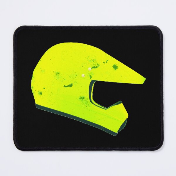 Item preview, Motocross Bike Helmet - Green Fluorescent designed and sold by PeterADesign.