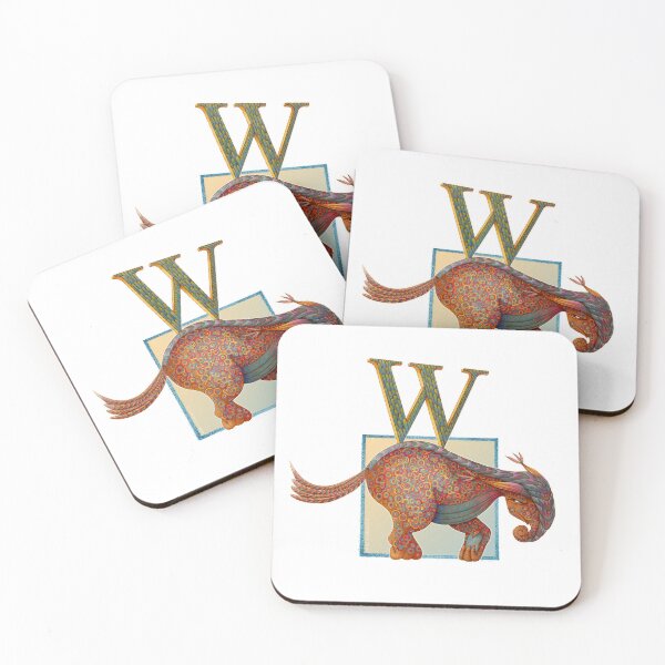 Item preview, Letter W -  Alphabet Monster - Guardian and Protector designed and sold by Gretchen Deahl.