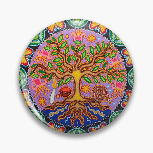 Item preview, Huichol tree of life designed and sold by aramara-huichol.