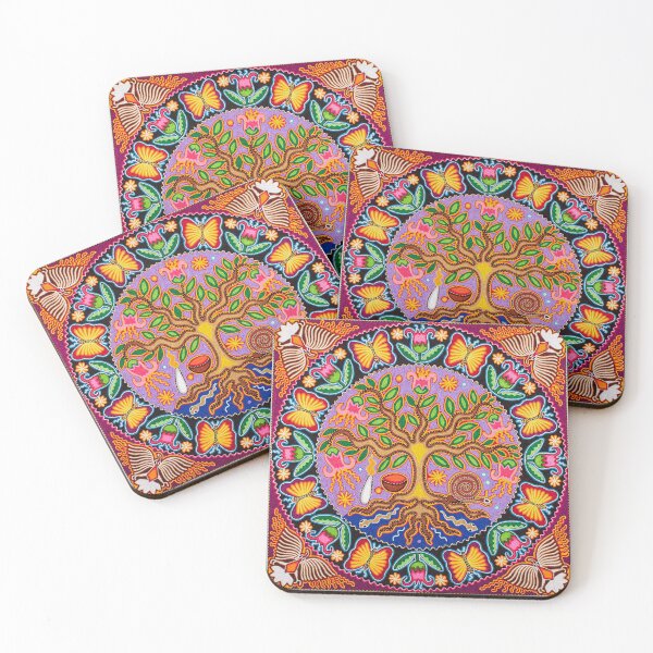 Item preview, Huichol tree of life designed and sold by aramara-huichol.