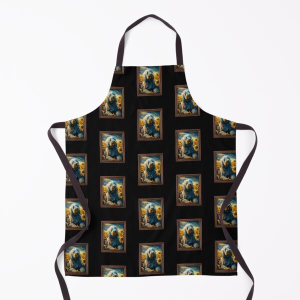 Item preview, Bergamasco Sheepdog Sunflower Painting Adorable Dog designed and sold by rafaeltto.