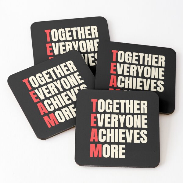 Item preview, Together Everyone Achieves More  designed and sold by FunnyFactDesign.