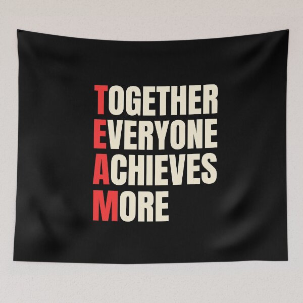 Item preview, Together Everyone Achieves More  designed and sold by FunnyFactDesign.