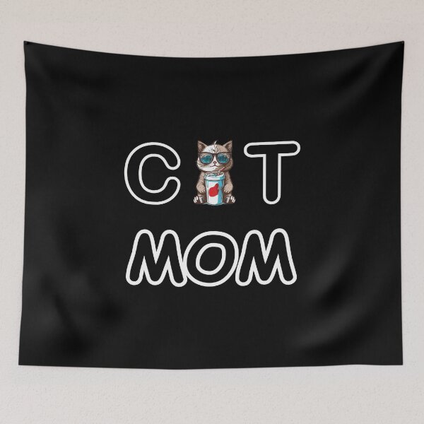 Item preview, Meow Cat Mom-Funny Cat designed and sold by FridPix.
