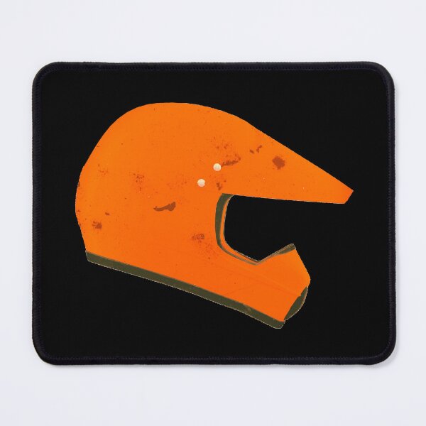 Item preview, Motocross Bike Helmet - Orange Fluorescent designed and sold by PeterADesign.