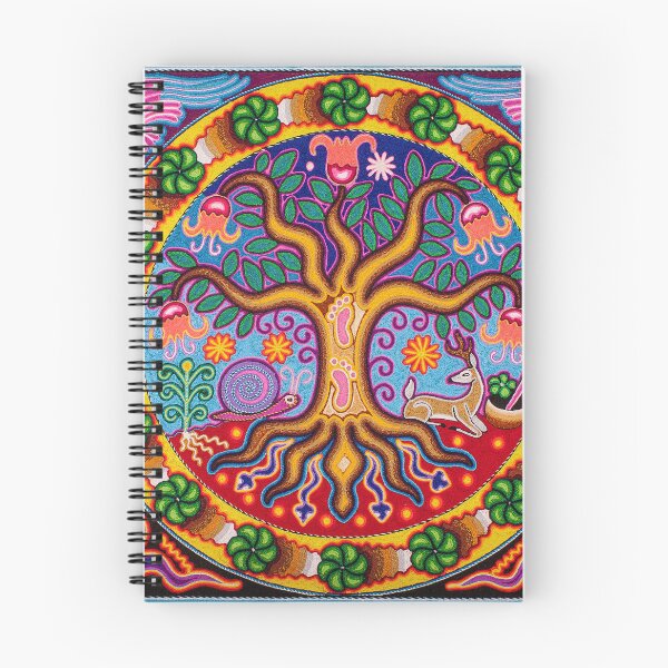 Item preview, Tree of life, flower of wind - Huichol painting designed and sold by aramara-huichol.