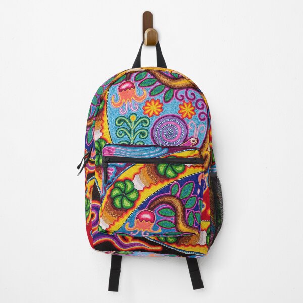 Item preview, Tree of life, flower of wind - Huichol painting designed and sold by aramara-huichol.