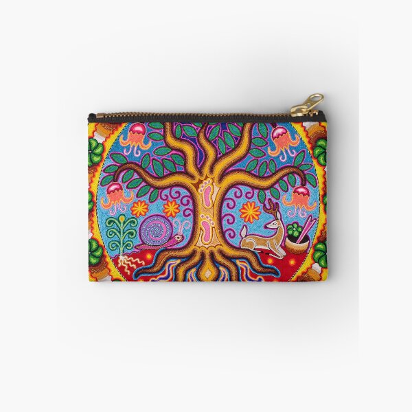 Item preview, Tree of life, flower of wind - Huichol painting designed and sold by aramara-huichol.
