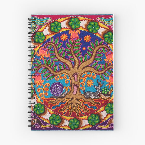 Item preview, Tree of life - Huichol painting designed and sold by aramara-huichol.