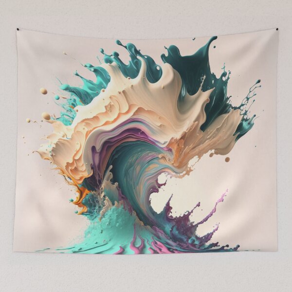 Item preview, Visionary Illusions: An Abstract Paint Splatter Exhibition designed and sold by DaniFantasy.