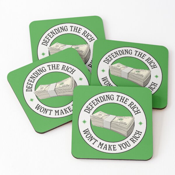 Item preview, Defending The Rich Won't Make You Rich - Anti Capitalism designed and sold by Picket Club.
