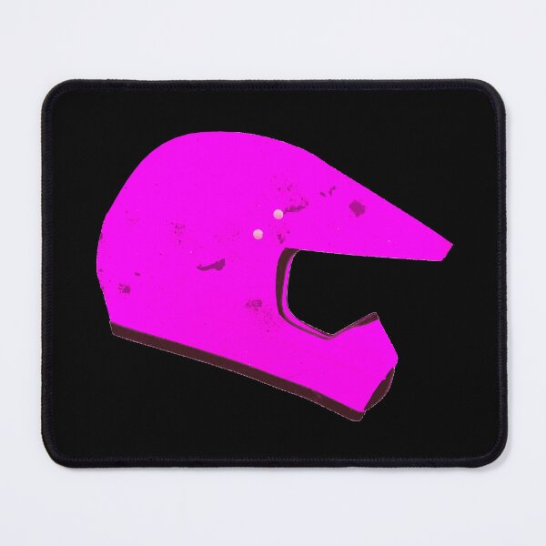 Item preview, Motocross Bike Helmet - Pink Fluorescent designed and sold by PeterADesign.