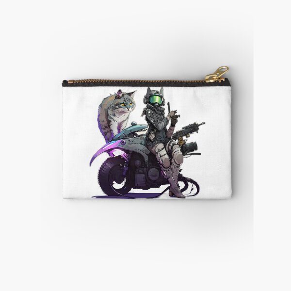 Item preview, cat with humain body special forces holding designed and sold by comlaza.