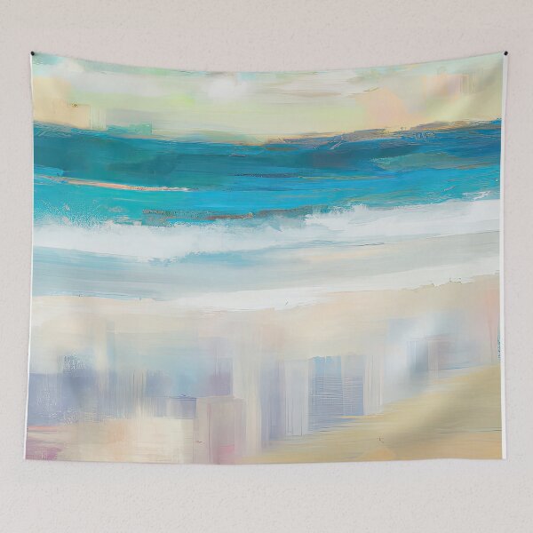 Item preview, Oceanic Ode: Fine Art Design Coastal Art, AI Generated Fine Art Design - Contemporary Modern Design designed and sold by ArtPrintsAi.