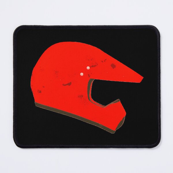 Item preview, Motocross Bike Helmet - Red Fluorescent designed and sold by PeterADesign.