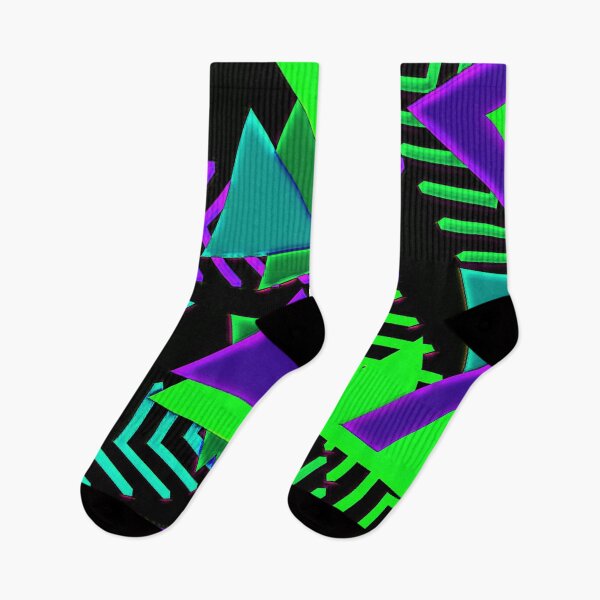 Item preview, Neon Techno Triangle D designed and sold by WildArtDesigns.