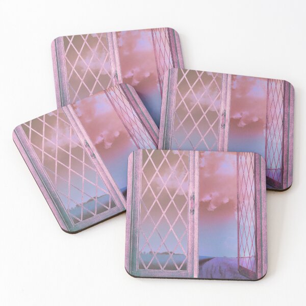 Item preview, French Lavender Fields, Dreamy Open Window view, Shabby Chic designed and sold by Glimmersmith.
