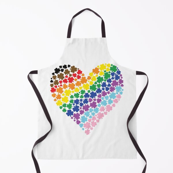 Item preview, Proudly Irish Rainbow Shamrock Heart designed and sold by JoyfulJen.