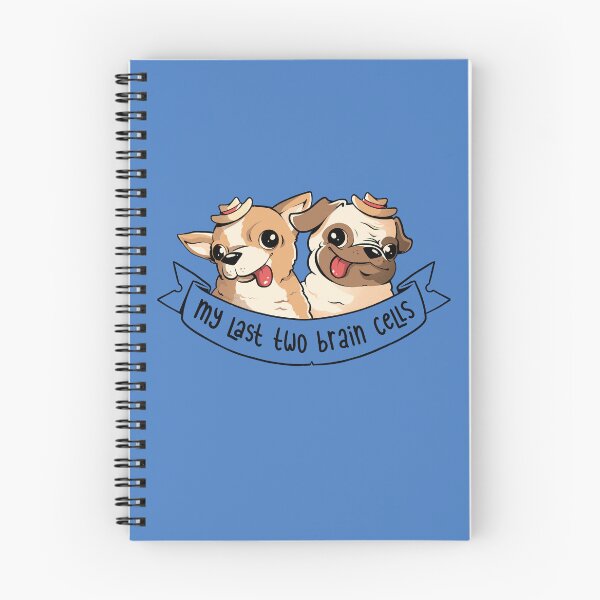 Item preview, My Last Two Brain Cells - Cute Funny Dog Gift designed and sold by EduEly.
